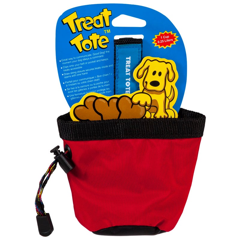 Chuckit! Treat Tote Dog Treat Pouch for Puppy Training, 1 Cup Capacity, Assorted Colors - Image 1