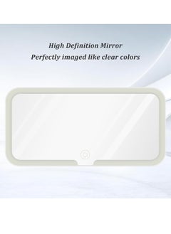 DIGI CORE Car Sun Visor Vanity Mirror Rechargeable Light With 3 Light Modes LED Light Mirror Visor Vanity Mirror For Car Truck SUV Rear View With Dimmable Touch Screen, Mirror Accessories For Women & Girls  - Image 4
