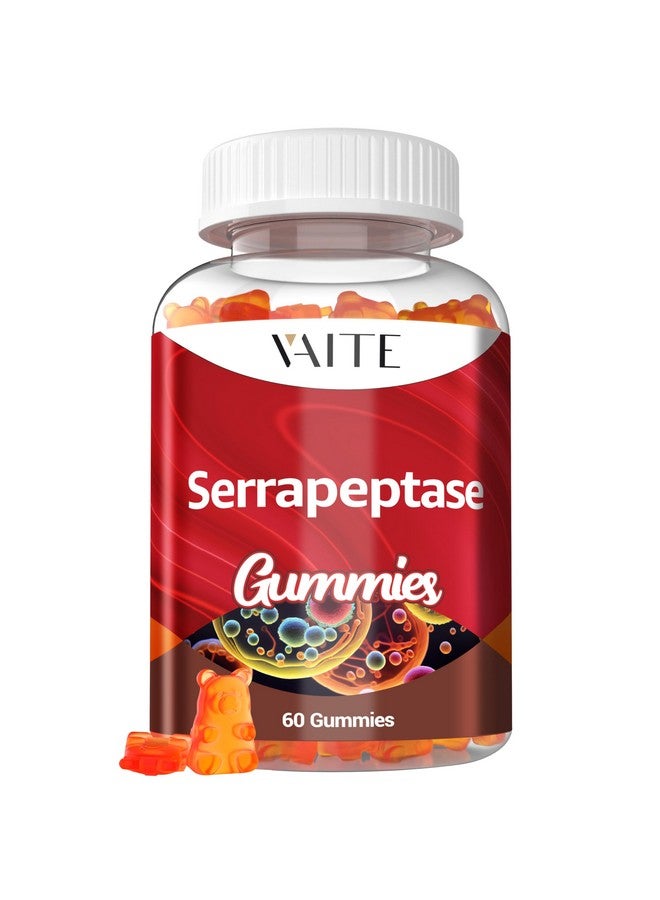 ڤايت مكمل سيرابيبتاز 120000 وحدة إس بي يو - عالي الفعالية، يدعم الإنزيم البروتيني، غير معدّل وراثيًا، خالٍ من الجلوتين، نباتي، صحة الجهاز الهضمي، يدعم نشاط الإنزيم، يعزز الراحة، سهل الهضم، 60 حبة جيلاتينية - Image 1