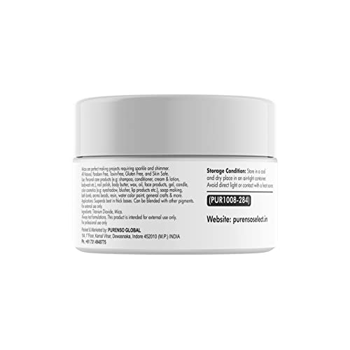 Purenso Select - Pearl Mica Powder Pigment, 10g I For Soap Making, Candle, Lip Gloss, Nails, Bath Bombs, Art Crafts, Resin - Image 2