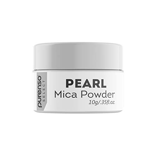 Purenso Select - Pearl Mica Powder Pigment, 10g I For Soap Making, Candle, Lip Gloss, Nails, Bath Bombs, Art Crafts, Resin - Image 1