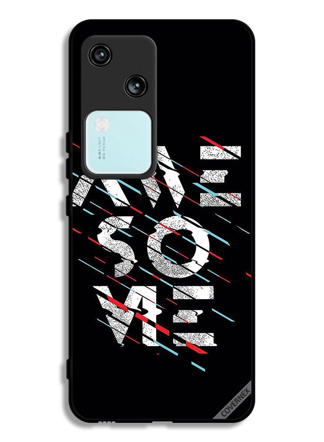Covernex Vivo V30 5G Protective Case Cover Calligraphy Word Awesome - Image 1