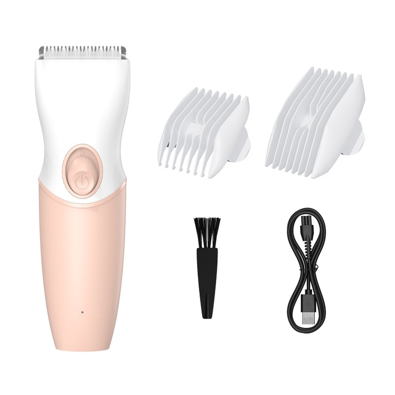 Electric Baby Hair Clipper Cordless Hair Trimmer for Kids and Children Low Noise IPX7 Waterproof Built-in Battery with 2 Guide Combs - Image 1