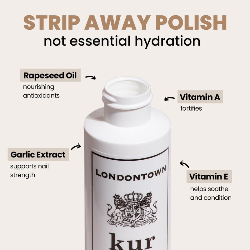 LONDONTOWN kur Strengthening Lacquer Remover, 4 Fl Oz - Image 5