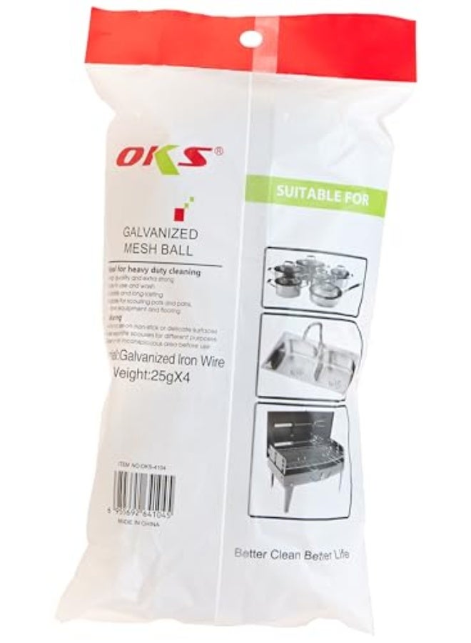 HOME DWELL Steel Wool Pads - 4 Pcs - Multi-Purpose Heavy Duty Cleaning Pads for Kitchen and Household - Image 3