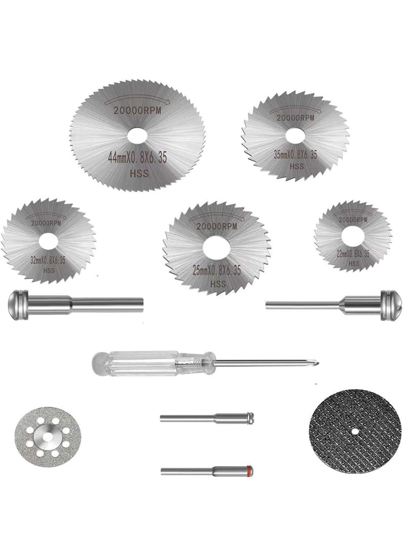 DIY Crafts DIY Crafts Pack of 50 Pcs Kit MultiCombo Kit Diamond Cutting Wheel Cut Off Discs Coated Rotary Tools WMandrel 2225323544mm HSS Cutting Wheel Set WMandrPack of 50 Pcs Kit MultiCombo Kit  - Image 1
