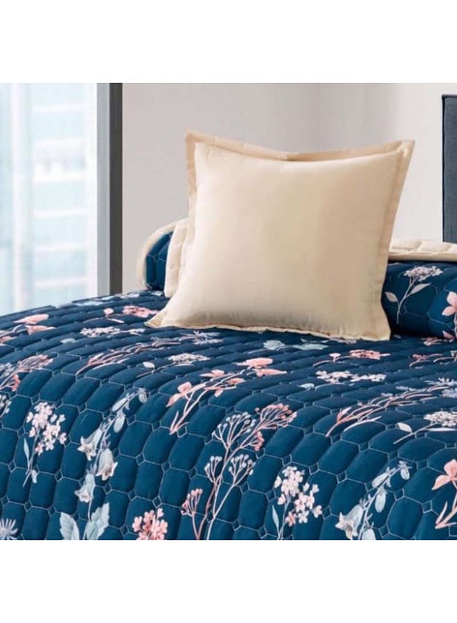 Sofia | Compressed flowered sheared bedding set 6 pieces 240 * 220 cm - Image 2