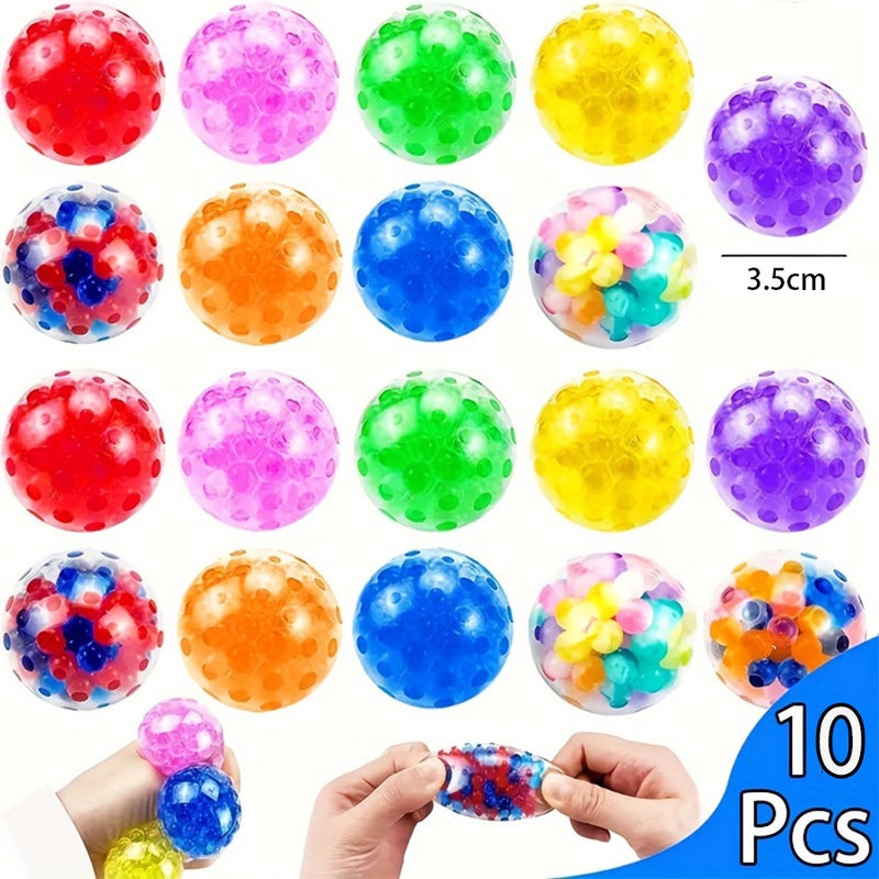 Mini Squishy Stress Relief Water Bead Ball 3.5cm TPR - Image 4