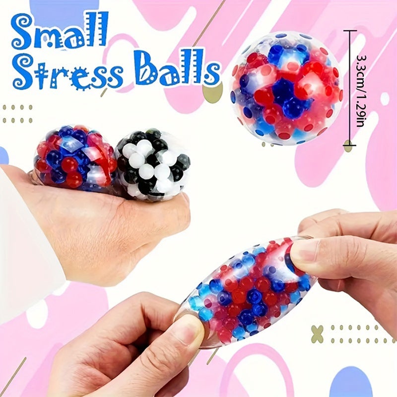 Mini Squishy Stress Relief Water Bead Ball 3.5cm TPR - Image 3