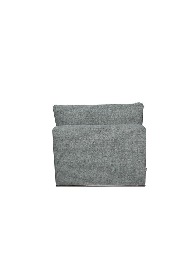 DANUBE HOME Paddington 1 Seater Armless Fabric Modular Sofa Accent Chair Modern Design One Seat Sofas Comfortable Living Room Seating Furniture For Home L 96 x W 103 x H 66 cm Teal Green  - Image 4