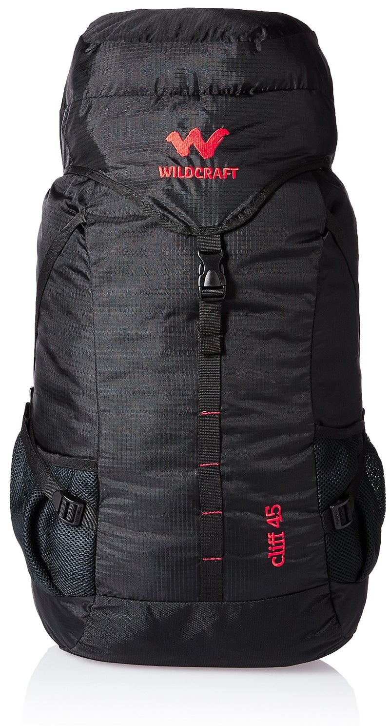 Wildcraft 45 Ltrs Black Rucksack (8903338073840) (Extra Large Size) - Image 1