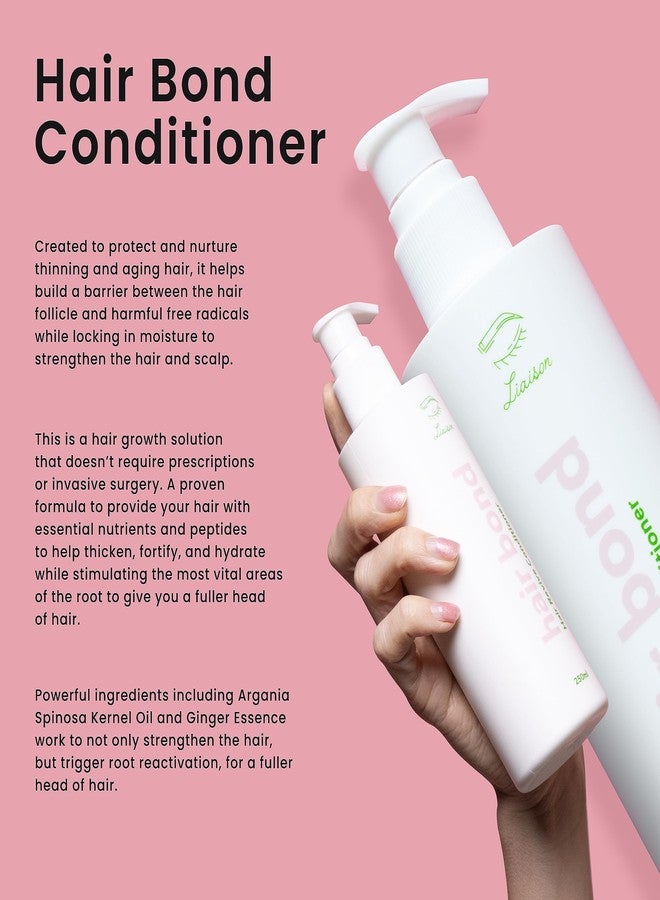 Liaison Hair Growth Conditioner for Women (250ml) - Thickening & Volumizing Formula for Fine Strands - Nourishing Conditioner Strengthens & Promotes Healthy Growth Hair & Adds Volume for Fuller Locks - Image 4