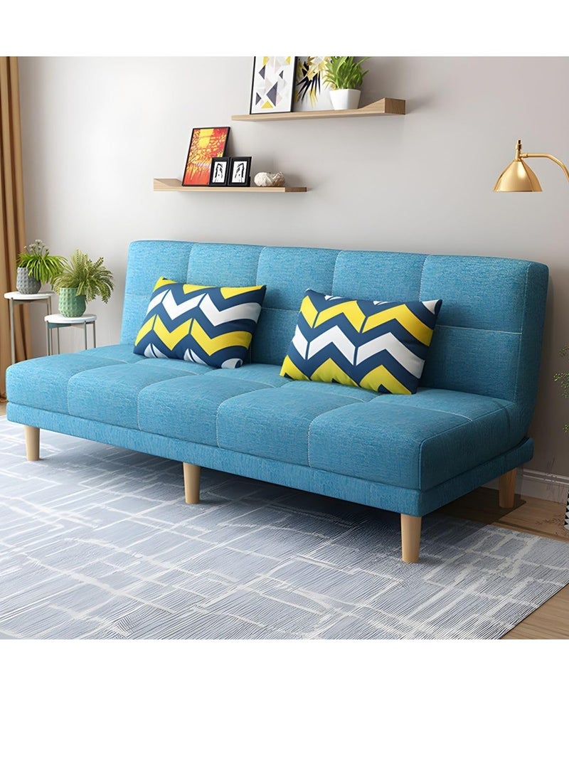 Generic Armless Sofa Bed with Tight-Back Design In Modern Blend Fabrics  - Image 1