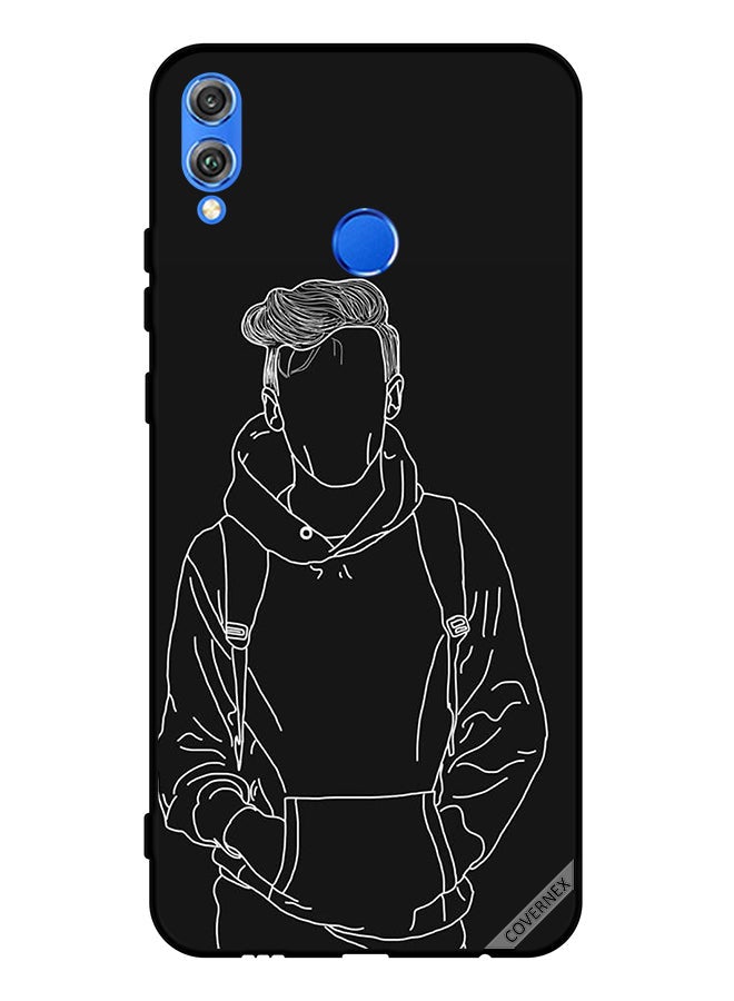 Covernex Protective Case Cover For Honor 8X Sketch Of Jakect Boy - Image 1