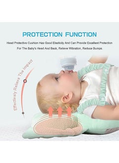 WINEENEE Baby Head Protector, PP Cotton Filling Baby Head Protector Backpack, Adjustable Baby Head Protection Safety Pad Backpack Wear for Crawling (Elephant)  - Image 4
