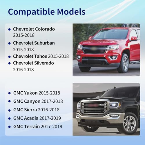 Getfarway شاشة LCD مقاس 8 بوصات 55 دبوس مع شاشة تعمل باللمس نظام الملاحة DJ080PA-01A تناسب شيفروليه سيلفرادو سوبربان تاهو كولورادو لجيمس سييرا يوكون أكاديا تيرين كانيون 2015 2016 2017 2018 2019 - Image 2