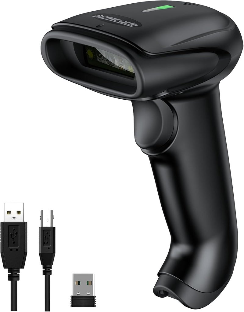 سيمكود ماسح الباركود، ماسح باركود ليزري أحادي البعد سلكي USB من - Image 1