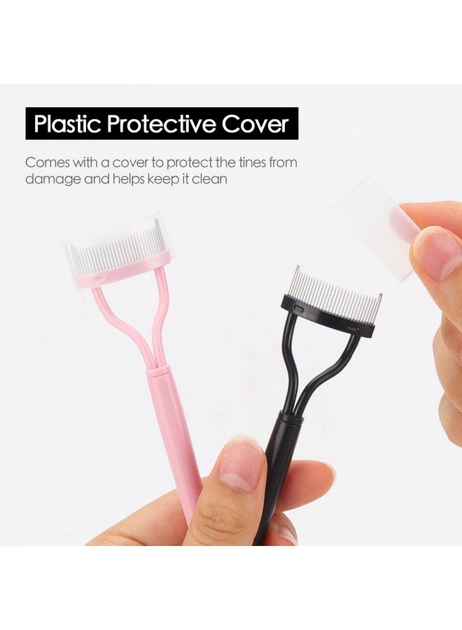 بي تي واي ام اس 4 قطعة لاش مشط رمش فاصل المعادن الأسنان ماسكارا مشط رمش محدد لاش فاصل أداة رمش فرشاة - Image 3