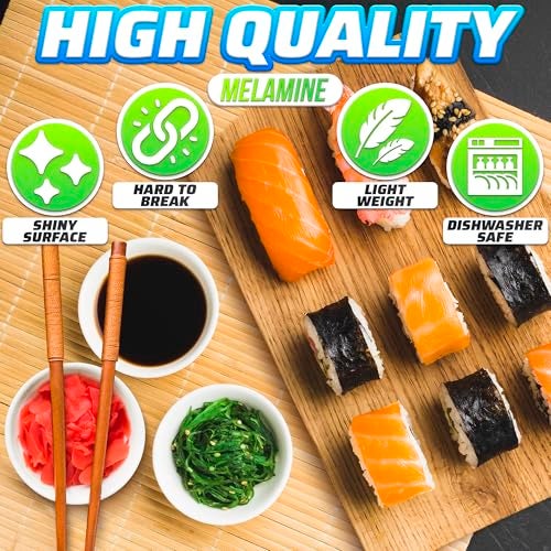 KETAR 10 Pcs Melamine Sauce Cups Set – 3.62 Inch Small Break-Resistant Soy Sauce Dipping Bowls, Dishwasher Safe Stackable Design – Dipping Plates for Sushi, Condiments, Snacks, Appetizers, Party & Home Use - Image 3