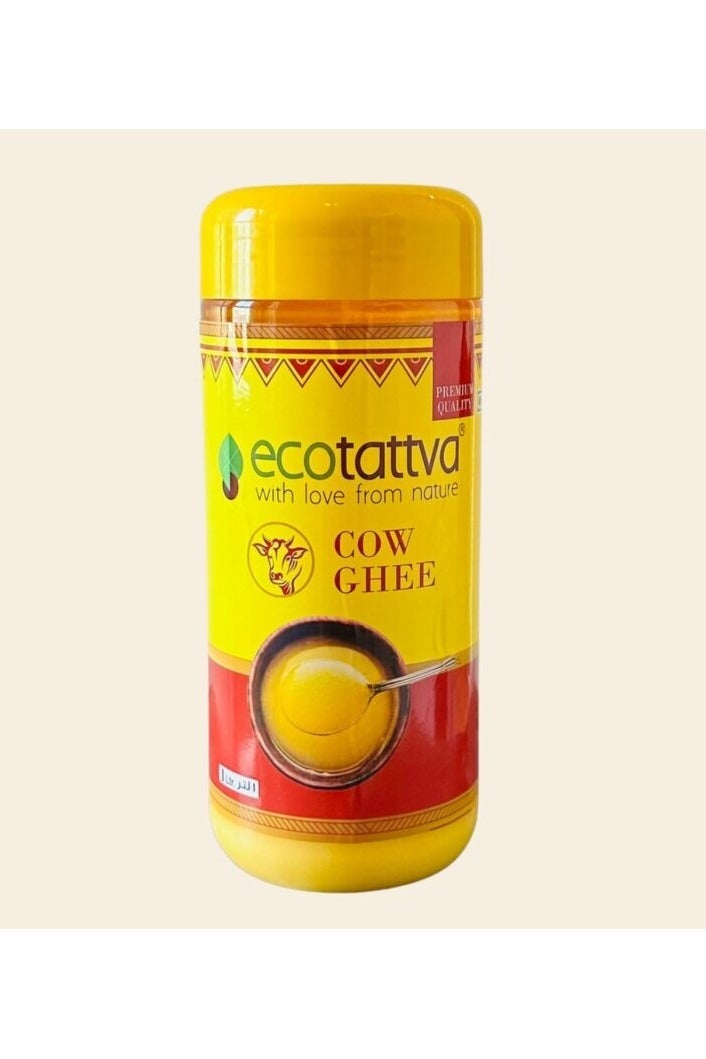 ecotattva 100% Pure & Natural Cow Ghee (3ltr = Pack of 3, Each 1ltr Bottle) - Image 5