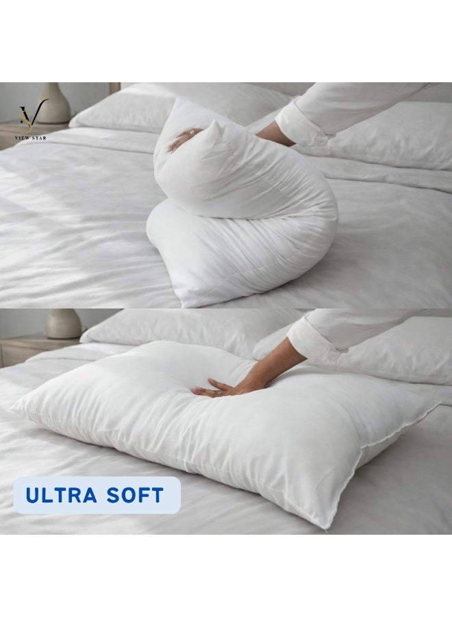 VIEW STAR Viewstar Luxury Sleeping Pillow – Ultra Soft Premium Bed Pillow for Comfortable Neck Support | Breathable Plush Filling | Hotel Quality Sleeping Cushion for Home & Travel - Image 5
