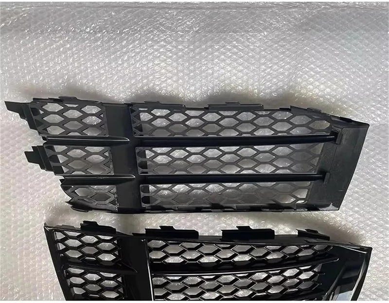 يناسب شبكة مصد الواجهة الأمامي HONEYCOMB 8T0807681F باللون الأسود اللامع، لتغطية مصابيح الضباب في السيارة. يناسب طرازات Audi A5 S5 RS5 B8.5 للسنوات 2008، 2009، 2010-201 (الجانب الأيسر). - Image 3