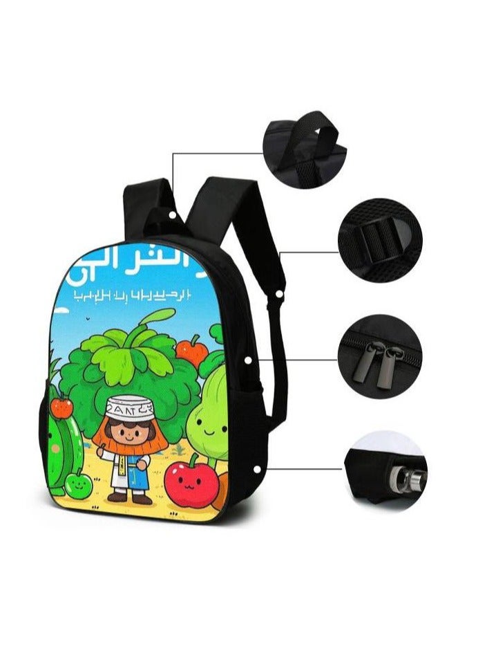 حقيبة مدرسية عالمية من ثلاث قطع على الطراز الكرتوني - 1031 - Image 5