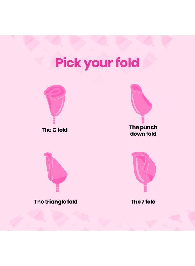 i-activ كوب الحيض i-activ للنساء مع حقيبة معقم مجانية | عبوة كبيرة (L) من قطعة واحدة | أكواب الدورة الشهرية للنساء خالية من الطفح الجلدي والتسرب وناعمة للغاية | 100% سيليكون طبي | حماية من 8 إلى 10 ساعات - Image 5