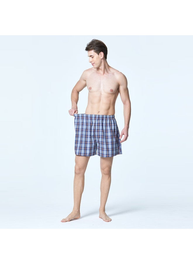 Bxman Extra Large Size Aladdin Pants Men's Underwear, Boxer Briefs, Pure Cotton Woven Loose Shorts, Ch923 Xxxxl - Image 1