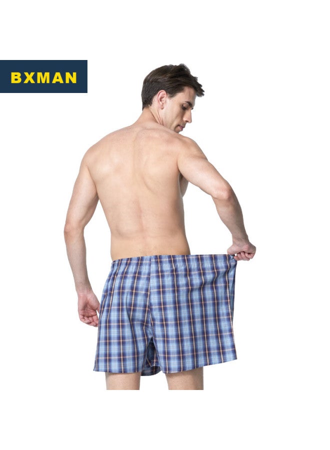 Bxman Extra Large Size Aladdin Pants Men's Underwear, Boxer Briefs, Pure Cotton Woven Loose Shorts, Ch923 Xxxxl - Image 5