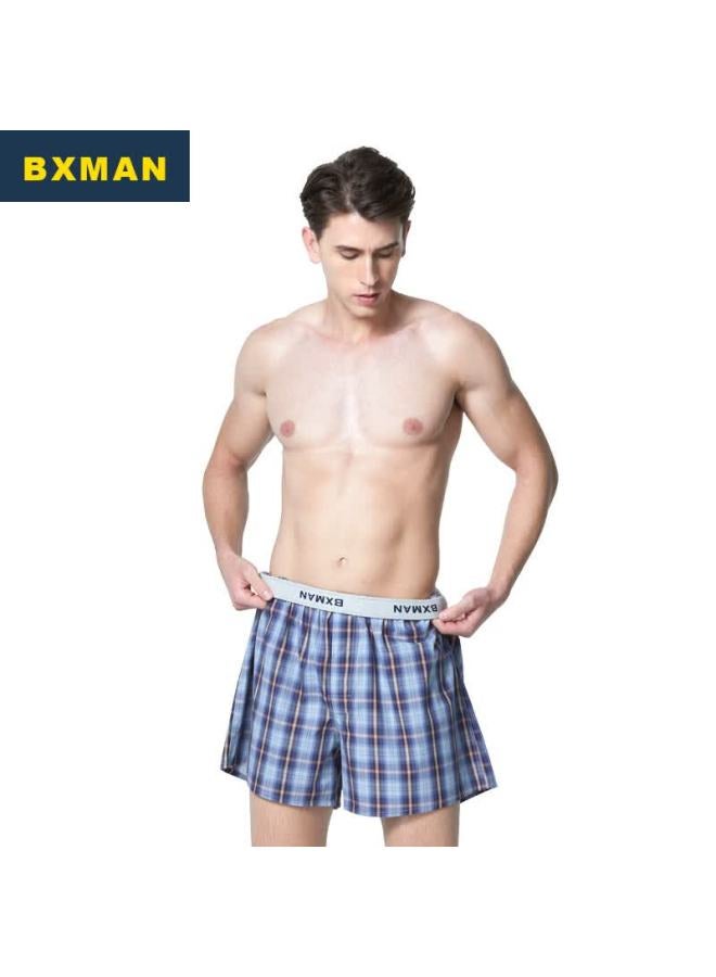 Bxman Extra Large Size Aladdin Pants Men's Underwear, Boxer Briefs, Pure Cotton Woven Loose Shorts, Ch923 Xxxxl - Image 2