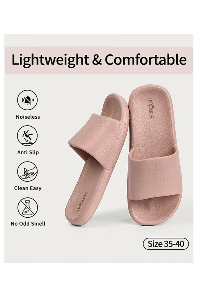 YORGOU Big Size Bathroom Slippers For Men and Women Non-Slip Quick Drying Shower Shoes Comfortable And Soft Sole Slide On Sandal - Image 4
