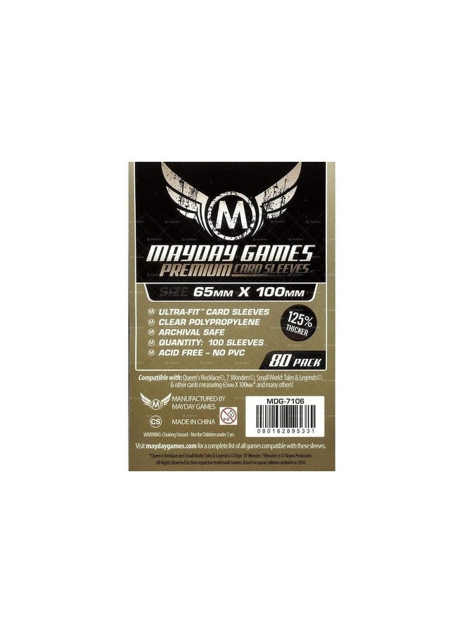 Mayday Games 7 Wonders Sleeves (65x100mm)-80 Premium - Image 1