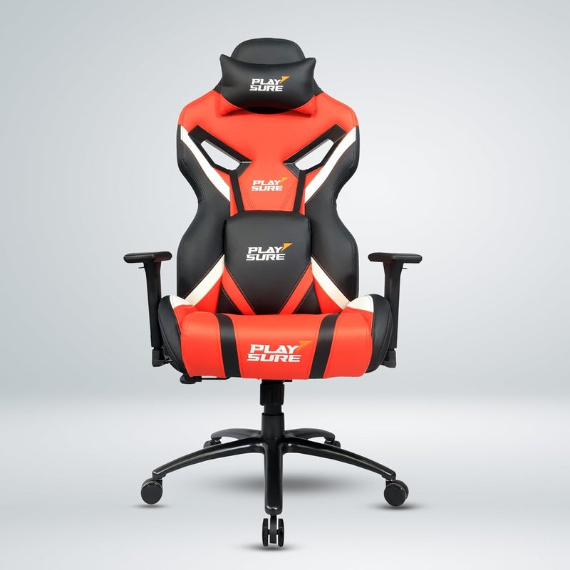MAKE MY CHAIRS.COM Make My Chairs Play Sure Series Gaming Chairs3D Adjustable Armrest MultiFunctional Gaming Chair and Office ChairAdjustable Neck Lumbar Pillow Playsure 