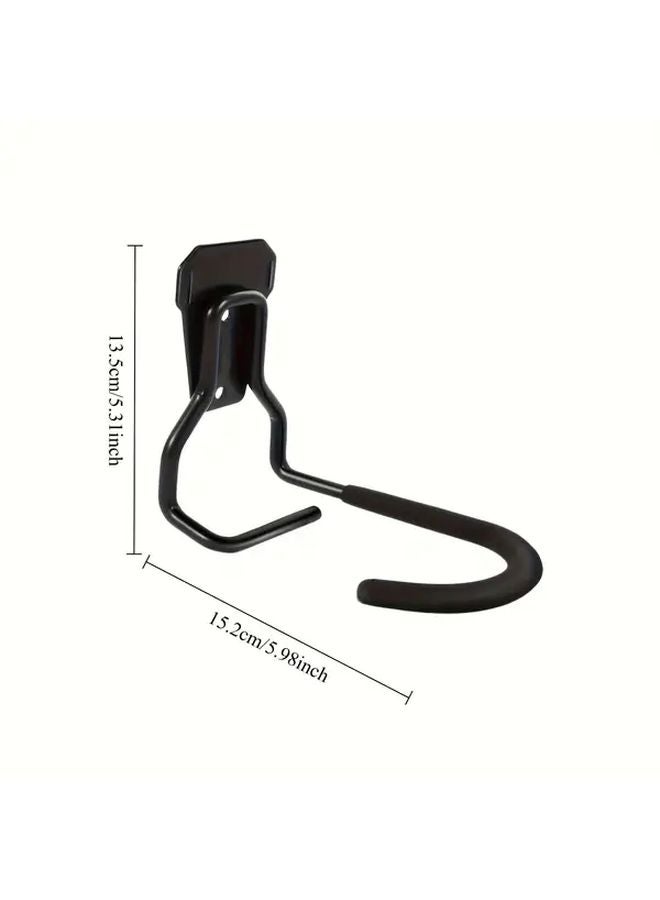 Heavy Duty Wall Mounted Bike Rack 2 Pieces With Nails 66 Lbs Capacity Vertical Storage - Image 4