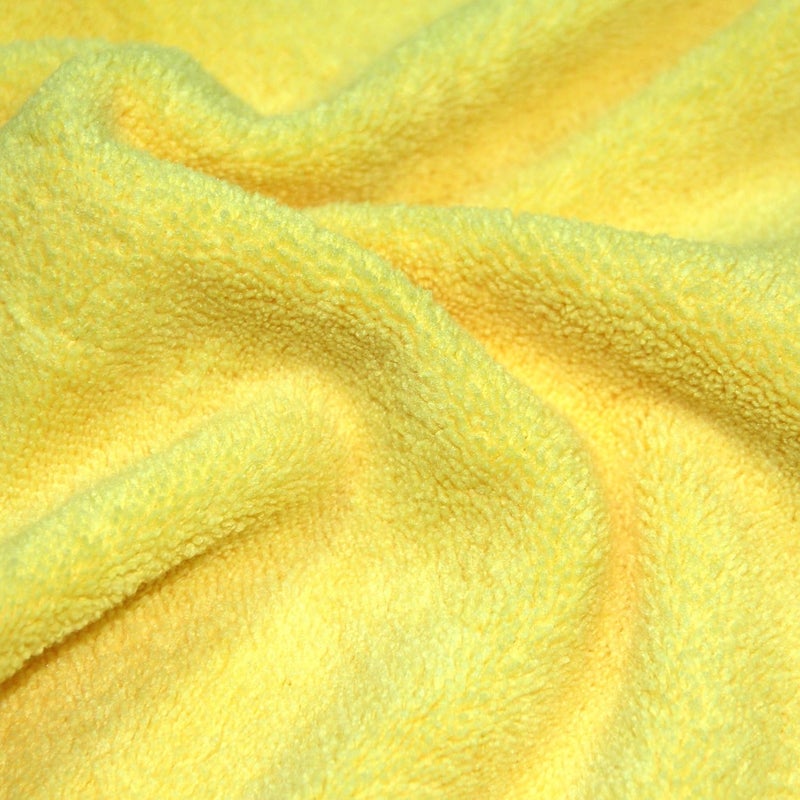POLYTE Premium Microfiber Cleaning Towel, 16x16 in, 36 Pack (Blue, Green, Yellow) - Image 5