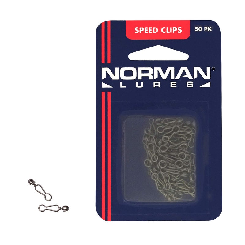 Norman Lures Speed Clips for Quick and Easy Fishing Lure Attachement, Fishing Gear and Accessories, Magnum, 5 Pack, (NMSK-MG5) - Image 3