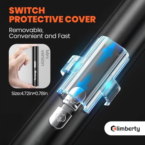 Climberty® USB-C Rechargeable Dual-Color Laser Pointer with Green 3000m Range & Red 1000m Range, Aluminum Laser Light Pen for Presentation, Teaching, Pet Play - Image 5
