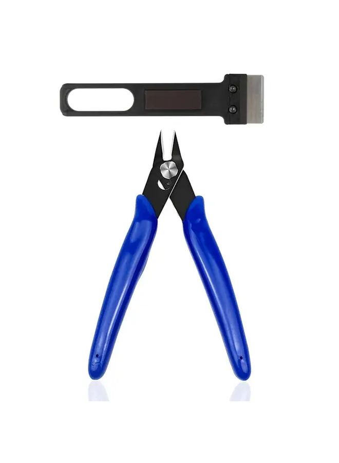 High Carbon Steel 3D Printer Pliers And Scraper Set Non Slip Grip - Image 3