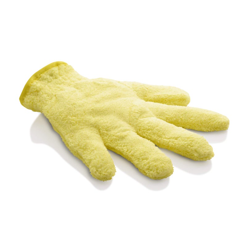 ECloth High Performance Dusting Glove Microfiber Cleaning Cloth Traps Dust Pollen Pet Fur and Hair Great for Wood and Leather Surfaces Washable and Reusable 1Pack