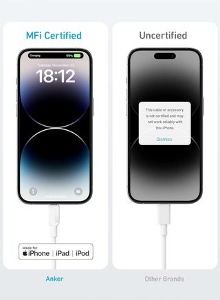 USB C to Lightning Cable, 310 USB-C to Lightning Cable (, 3ft), MFi Certified, Fast Charging Cable for iPhone 14 Plus 14 14 Pro Max 13 13 Pro 12 11 X XS XR (Charger Not Included) - view 3