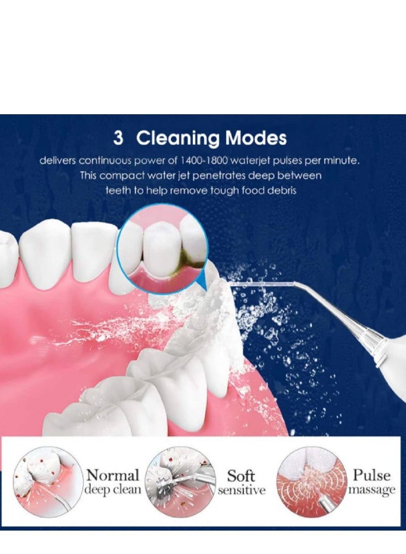 waterpluse Portable Waterpulse V400Plus Portable Dental Water Flosser Electric Oral Irrigator Mouth Cleaning Dental Irrigator Water Floss - Image 3