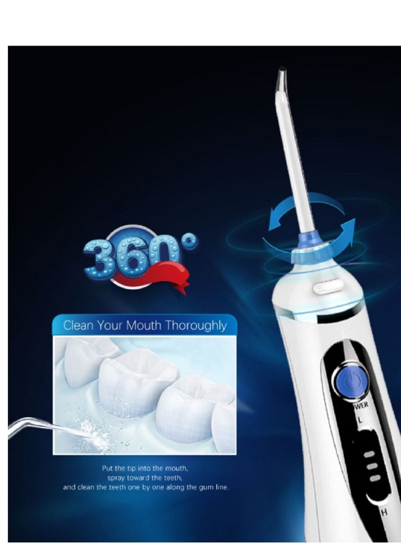 waterpluse Portable Waterpulse V400Plus Portable Dental Water Flosser Electric Oral Irrigator Mouth Cleaning Dental Irrigator Water Floss - Image 4