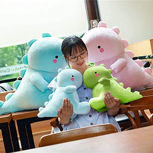 AVS Cute Dinosaur Plush Toys, Fat Dinosaur Stuffed Animals Toys Dolls, Soft Plush Stuffed Dino Plushie, Birthday Gifts for Kids Girl Boys (Green 20 CM) - Image 4