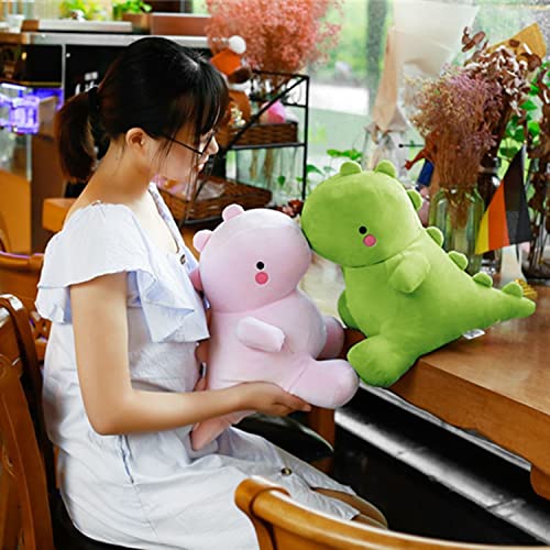 AVS Cute Dinosaur Plush Toys, Fat Dinosaur Stuffed Animals Toys Dolls, Soft Plush Stuffed Dino Plushie, Birthday Gifts for Kids Girl Boys (Green 20 CM) - Image 3
