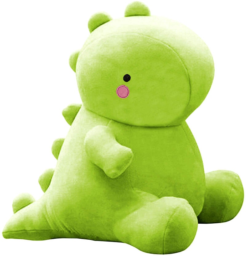 AVS Cute Dinosaur Plush Toys, Fat Dinosaur Stuffed Animals Toys Dolls, Soft Plush Stuffed Dino Plushie, Birthday Gifts for Kids Girl Boys (Green 20 CM) - Image 5
