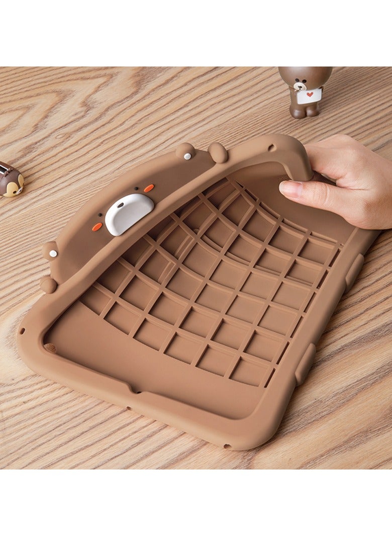 عام “حافظة قوية مضادة للصدمات لجهاز آيباد الجيل التاسع/الجيل الثامن/الجيل السابع مقاس 10.2 بوصة، مع حامل، للأطفال” - Image 3