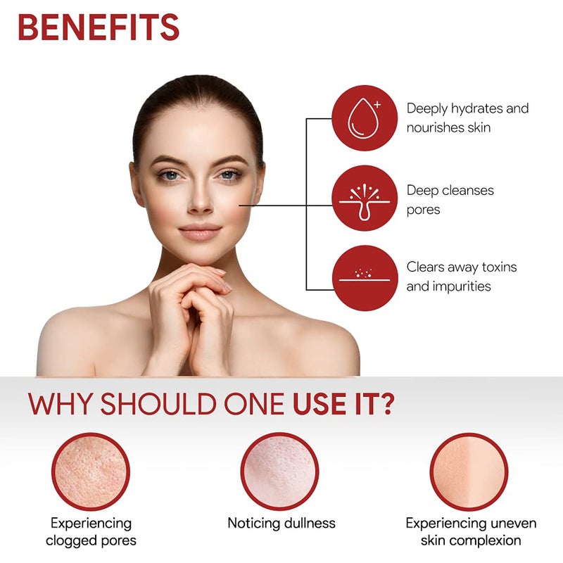 Good Vibes Rosehip Deep Cleansing Face Wash 120 ml Naturally Controls Excess Sebum Acne Moisturizing Skin Softening Formula for All Skin Types No Parabens Mineral Oil - Image 5
