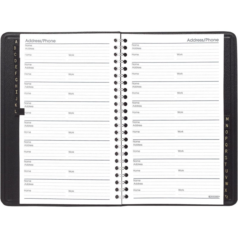 AT-A-GLANCE Large Telephone & Address Book, 800+ Entries, 4-7/8" x 8" Page Size, Black (8001105) - Image 2