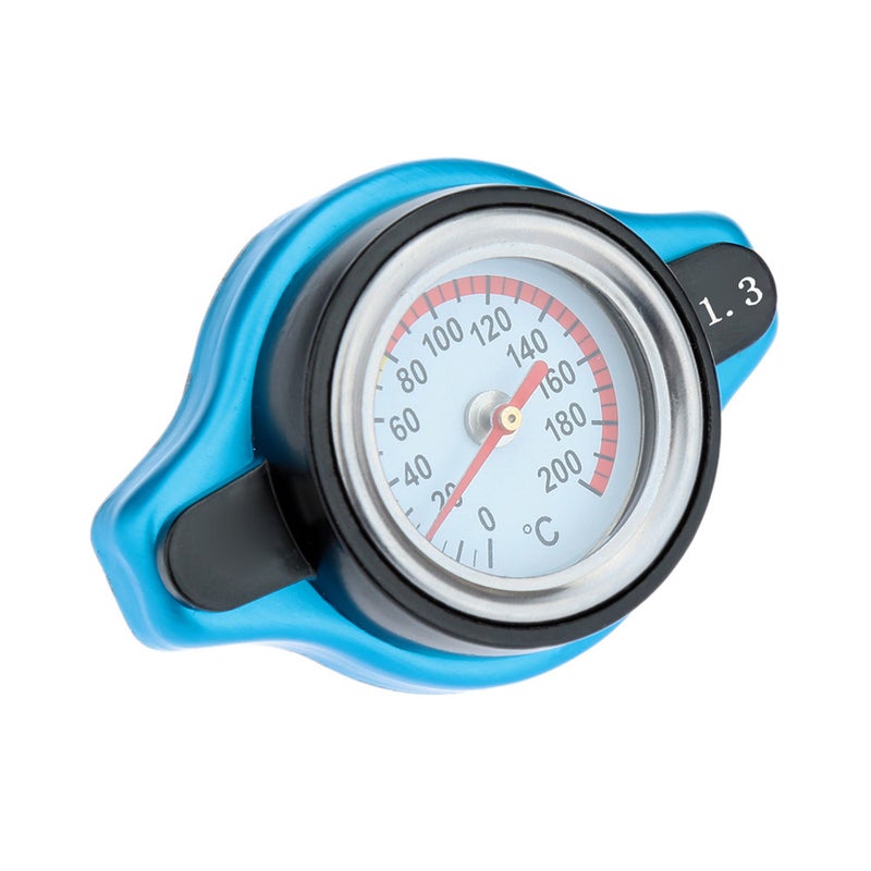 Universal Thermo Thermostatic Radiator Cap Cover with Water Temperature Gauge - Image 1